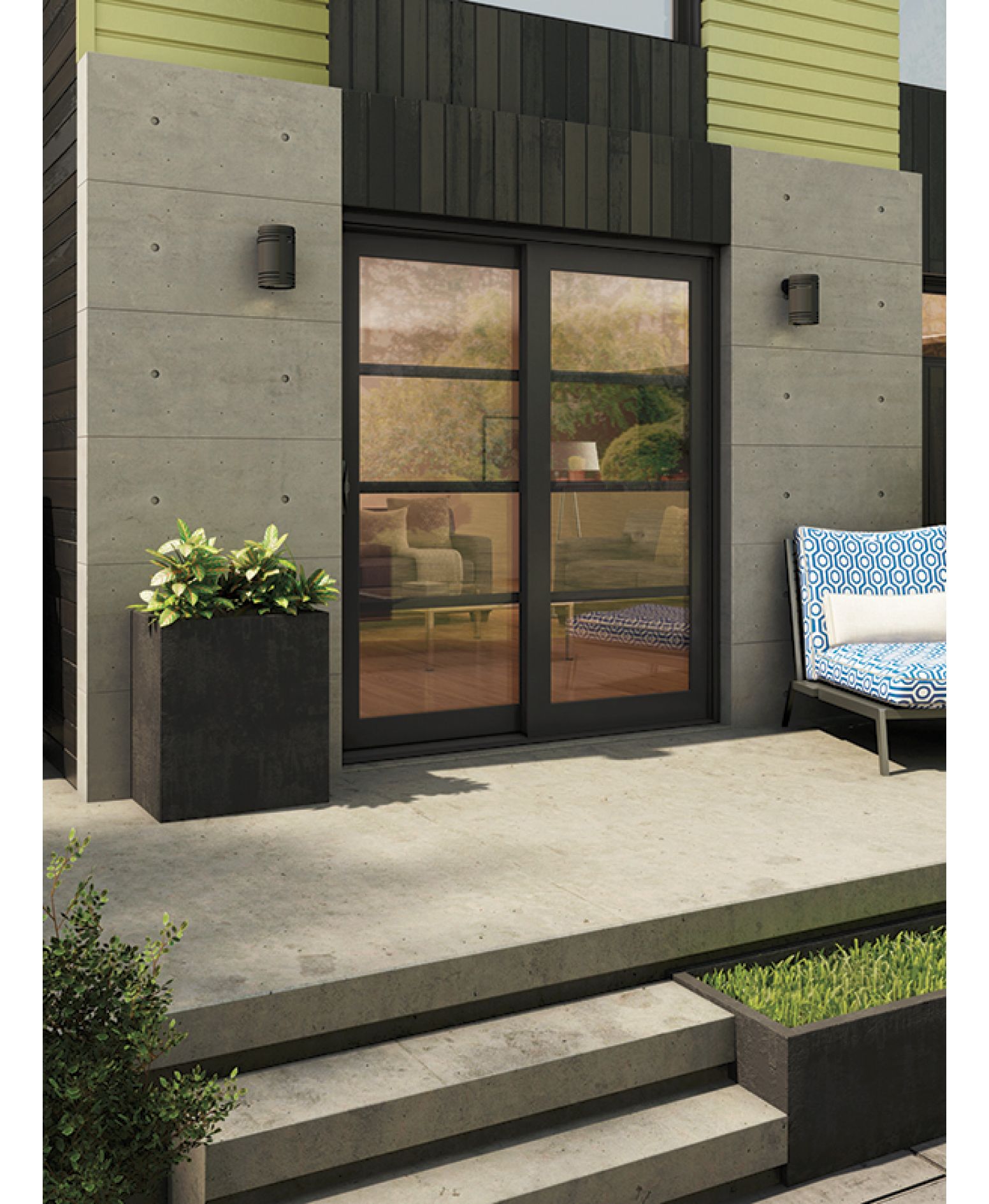 Porte patio Imagine — vue extérieure